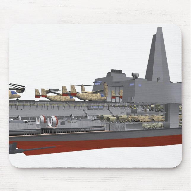 Cutaway illustration mouse pad (Front)