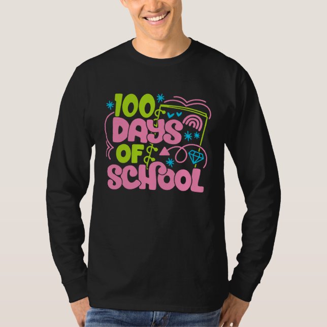 Cute 100 Days of School 100th Magical School Day T T-Shirt (Front)