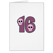 Cute, "16" Skulls design (Front)