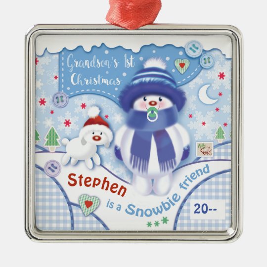 grandson's first christmas ornament