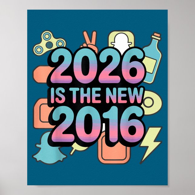 Cute 2026 New 2016 Retro Nostalgia Poster (Front)