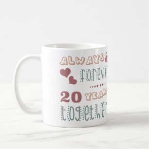 Cute 20th Wedding Anniversary Coffee Mug