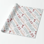 Cute 25th Wedding Anniversary Wrapping Paper<br><div class="desc">The perfectly adorable gift idea for a match made in heaven! A wedding anniversary quote that says ‘Always and forever,  years together’ with two hearts.</div>