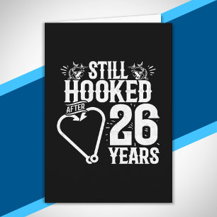 Cute 26th Anniversary Couples Married 26 Years Card