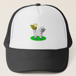 Cute 3-D Look Bee and Lamb Trucker Hat