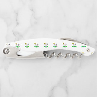 Cute 3-D Look Bee and Lamb Waiter's Corkscrew