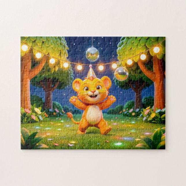 Cute 3D Leo Character Illustration Jigsaw Puzzle (Horizontal)