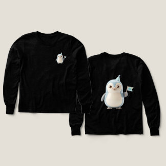 Cute 3D Penguin Design for Penguin Lovers Tri-Blend Shirts