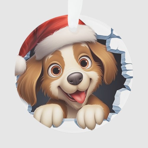 Cute 3D Puppy Ornament