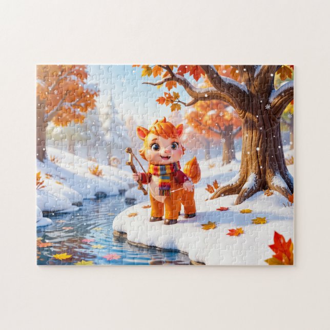 Cute 3D Sagittarius Zodiac Character Jigsaw Puzzle (Horizontal)