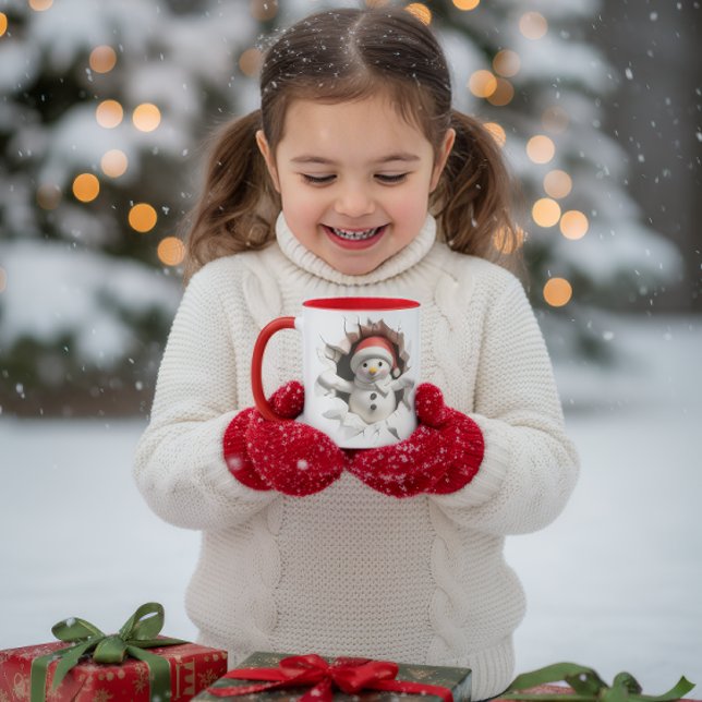 Cute 3D Snowman Mug (Creator Uploaded)