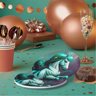 Cute 3D Spirit Pony 24 Paper Plates