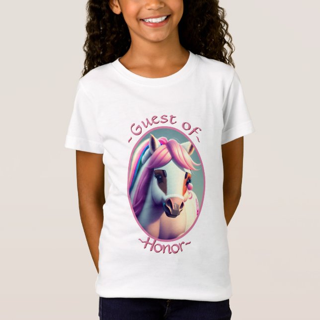 Cute 3D Spirit Pony 2 Guest of Honor T-Shirt (Front)