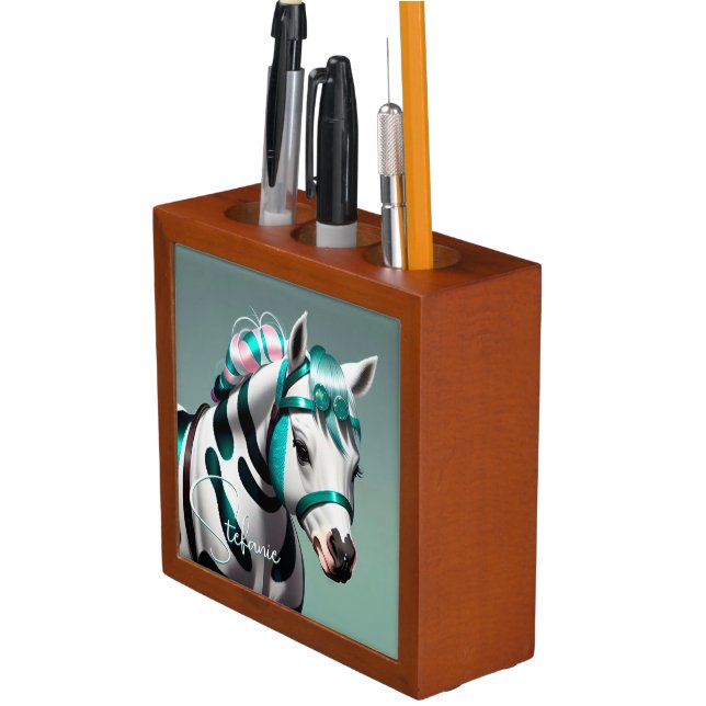 Cute 3d Spirit Pony 7 Desk Organizer (In Situ)