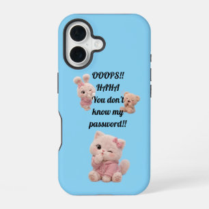 Cute 3D Teddy Bear Cat Bunny phone case