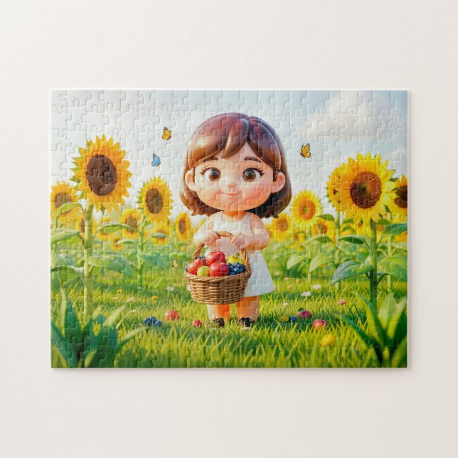 Cute 3D Virgo Zodiac Character Jigsaw Puzzle (Horizontal)