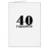 Cute, "40 Happens" (Front)
