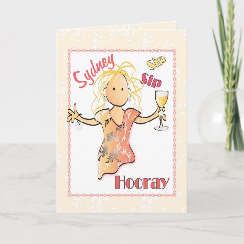 Cute 40th Birthday Card for Her