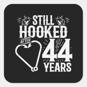 Retro Fishing Part Time Hooker - Part Time Hooker Fishing Funny - Sticker
