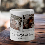 Cute 4 photo Best Girlfriend Ever Coffee Mug<br><div class="desc">Cute mug featuring 4 photos of your choice and the text 'Best Girlfriend Ever' which can be customized to any relation. Personalize with a name.</div>