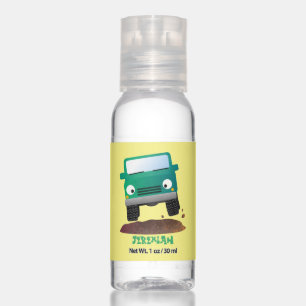 Cute 4X4 offroad vehicle cartoon car Hand Sanitizer