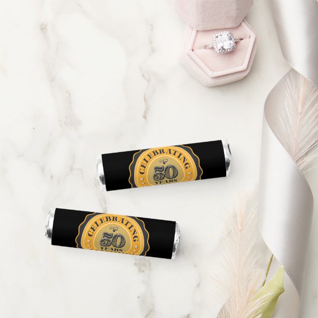 cute 50th Anniversary party Breath Savers® Mints (Wedding)