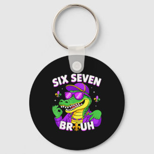 Cute 67 Mardi Gras Alligator Mardigator Keychain