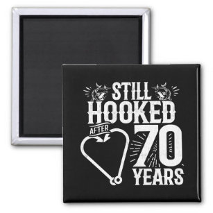 Cute 70th Anniversary Couples Married 70 Years Magnet