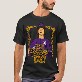 Cute 80s TV Wizard Tabletop Meme Parody T-Shirt