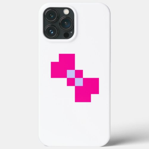 Cute 8 Bit Pixel Bow iPhone 13 Pro Max Case