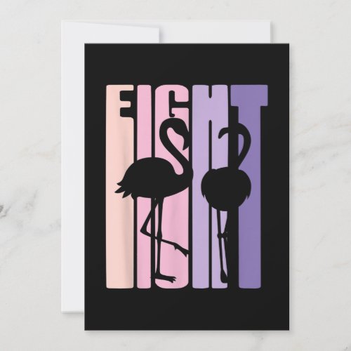 Cute 8th Birthday Gift I Flamingo I 8 Years Old Invitation