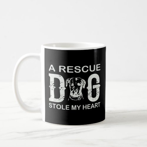 Cute A Rescue Dog Stole My Heart Dogs And Owner 1  Coffee Mug