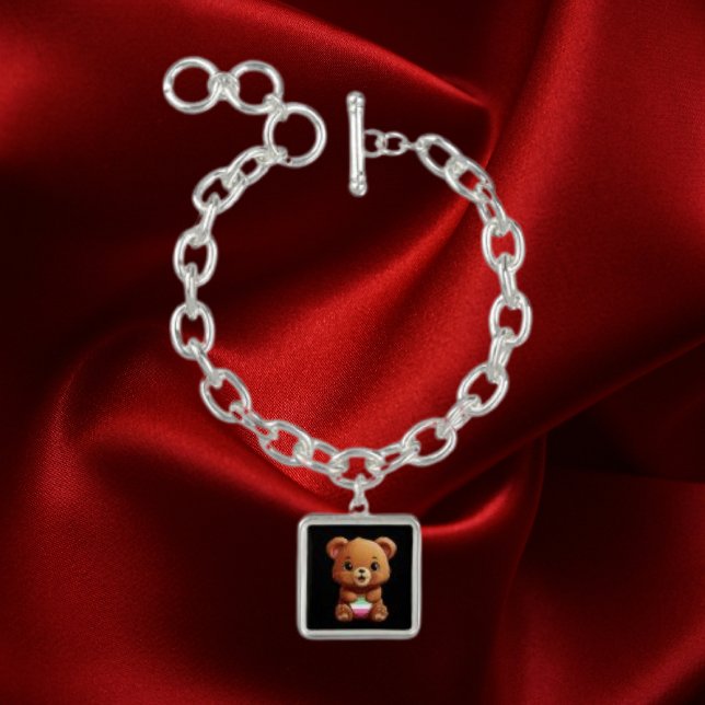 Cute Abrosexual Pride Bear Bracelet (Creator Uploaded)