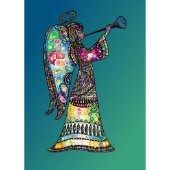 Cute Abstract Angel Telephone Address Book (Front)