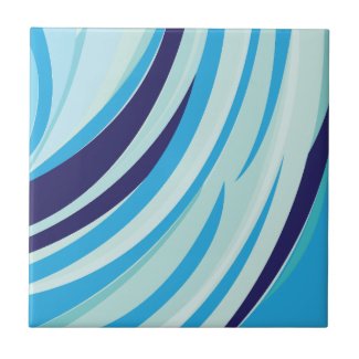 Cute Abstract Blue Diagonal Stripe
