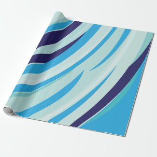 Cute Abstract Blue Diagonal Stripe 