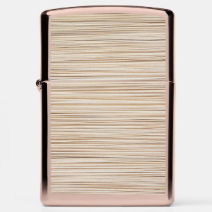 Cute abstract brown lines design zippo lighter