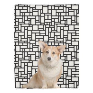 Cute Abstract Corgi Duvet Cover