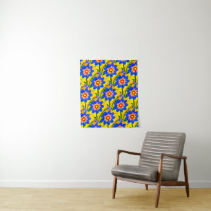 Cute Abstract Flowers Pattern Tapestry
