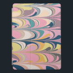 Cute Abstract Marble Paint Swirl in Pink iPad Pro Cover<br><div class="desc">Protect your tablet in style with this Colorful Abstract Paint Swirls Initial iPad Pro Cover.</div>