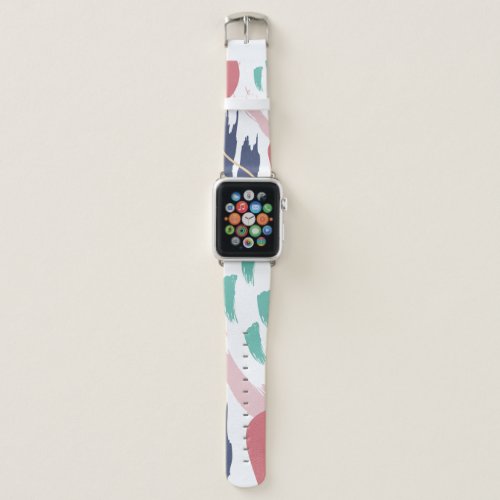 Cute Abstract Pastel Apple Watch Band