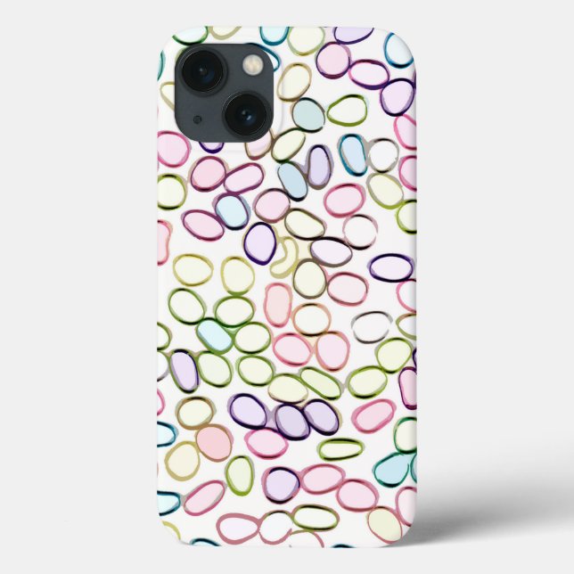 Cute Abstract Pattern Cool Case-Mate iPhone Case (Back)