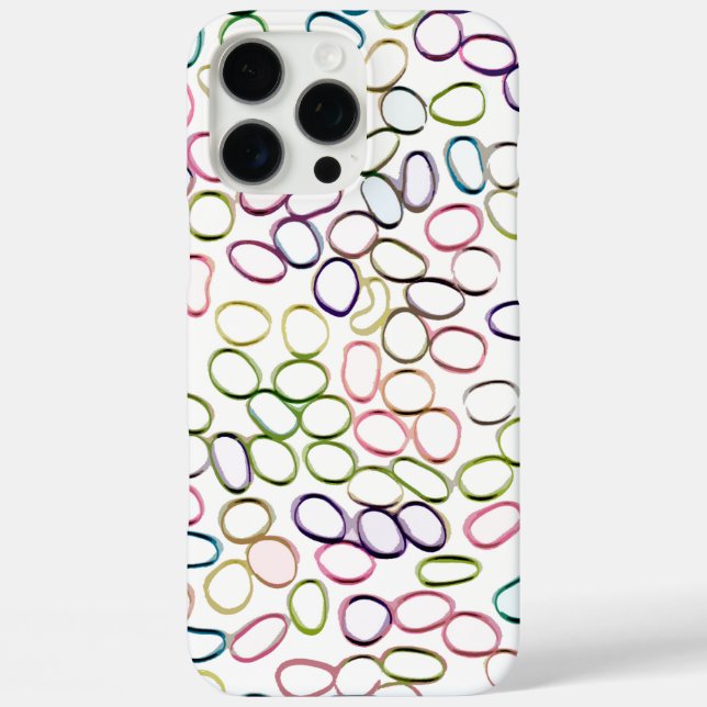 Cute Abstract Pattern Cool Case-Mate iPhone Case (Back)