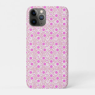 Cute abstract pinky dots patterns iPhone 11 pro case