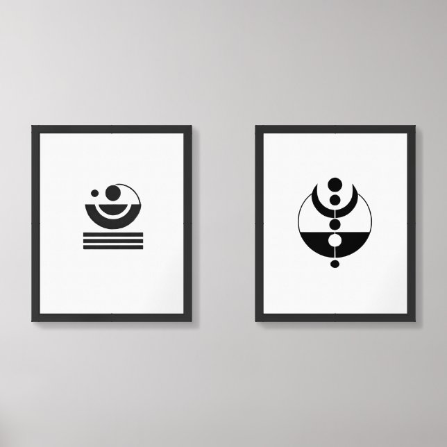 Cute Abstract  Wall Art Sets (Front)