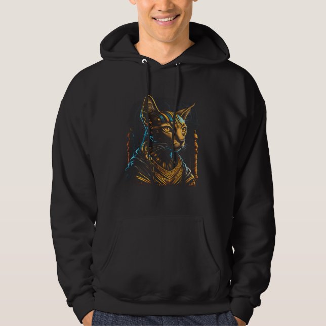Cute Abyssinian Cat Lover Pharaoh Abyssinian Cat O Hoodie (Front)