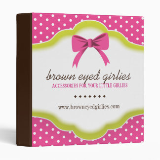 Cute Accessory Shop Portfolio Binder