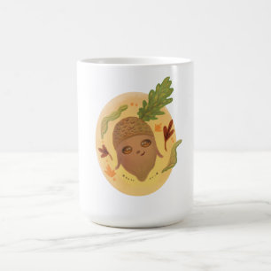 cute acorn autumn coffee mug
