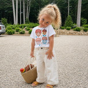 Cute Acorn Characters Shirt Fall Toddler Tee