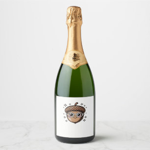 cute acorn Classic T-Shirt Sparkling Wine Label
